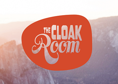 The Cloak Room graphic design logo packaging design visual identity