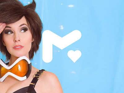 Meg Turney Logo branding cosplay creative grenade esports gaming heart logo letter m logo meg turney minimal