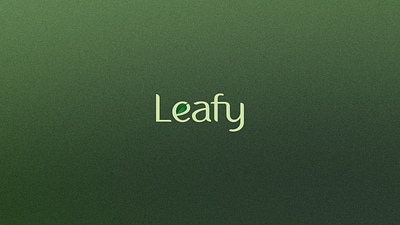 Leafy brand company graphic design illustrator logo logo design