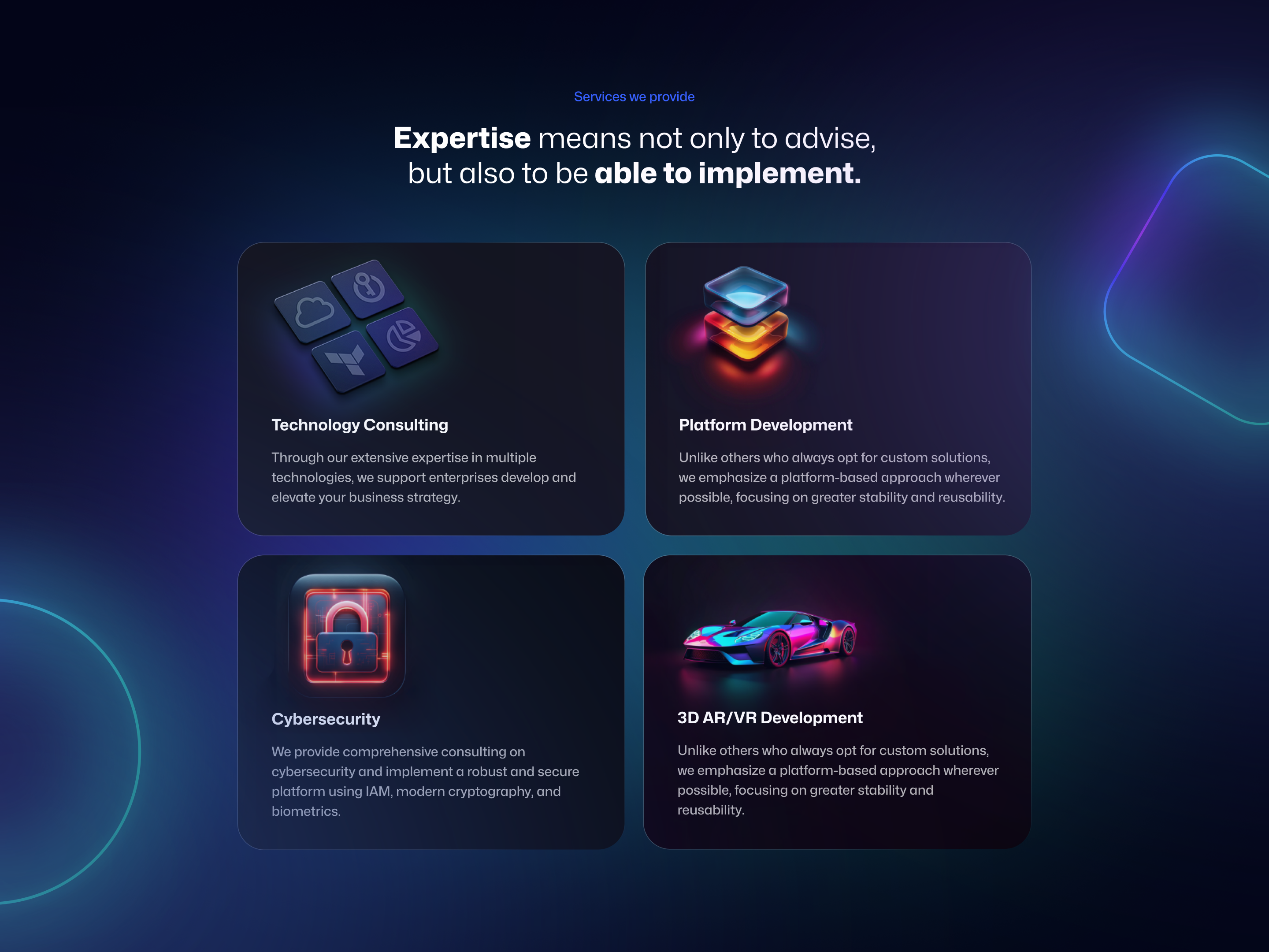 IT software development company services block UI dailyui dailyuichallenge design development services software ui ux