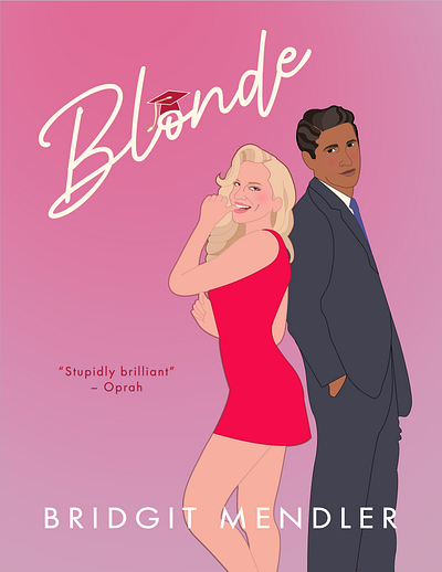 Blonde - Novel Cover work book artwork book cover booktok branding cartoon graphic novel illustration novel poster romance romance novel vector ya novel