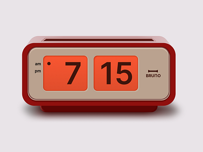 Alarm Clock 3d 3d design alarm clock clock graphic design retro