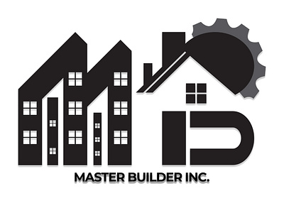 Master Builder Inc. aesthetic design branding business card concept art design graphic design illustration logo