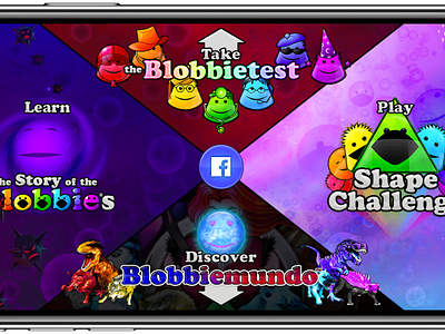 Blobbies App android blobbies corona sdk ios lua mobile solar2d