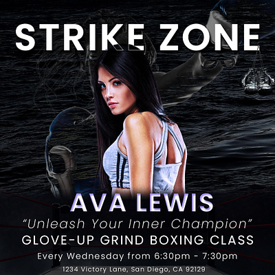 Strike Zone Flyer app branding design graphic design social media ui