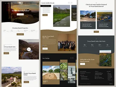 Ranch Website Design by 11thAgency animation artwork branding custom artwork custom design custom layout design figma graphic design homepage illustration landing page logo motion graphics real state responsive design ui ux web design website