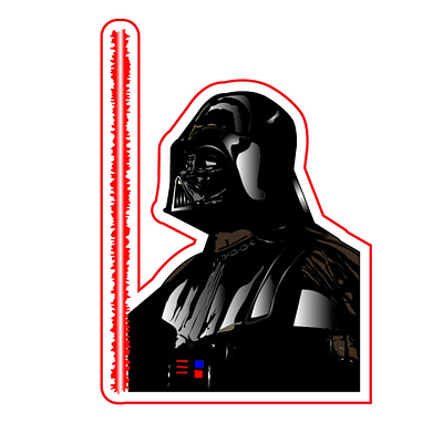 Star Wars Sticker animation branding design graphic design illustration logo typography vector