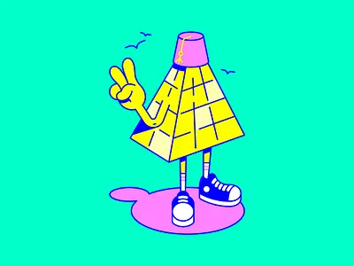 THE MYSTIC acid all seeing eye cartoon cartoon character commercial illustrator fez hippy illustration illustrator lsd mystic peace pyramid spot illustration trip trippy vector