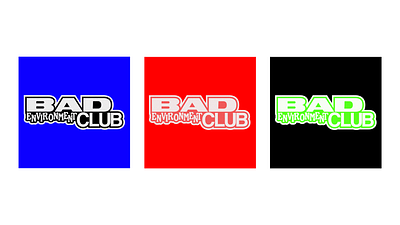 Bad Environment Club Concept Designs branding graphic design logo typography