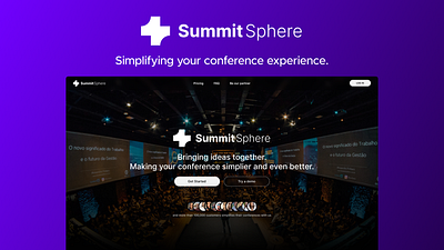 SummitSphere - Conferencing Made Easy conference dash dashboard management pricing ui