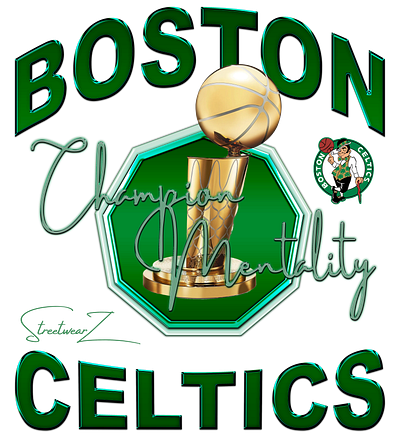 BOSTON CHAMP 2024 basketball branding graphic design