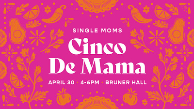 Single Mom's Event cinco de mayo design illustration illustrator