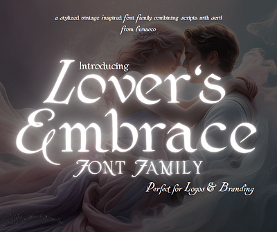 Lover's Embrace Font Family design font design font family