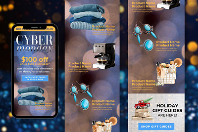 Cyber Monday Canva/Photoshop email template black friday email template black friday sale canva canva emai canva email template christmas newsletter email cyber monday email template ecommerce template email template email template canva newsletter template photoshop email template promotional email psd sale email