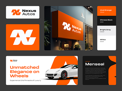 Nexus Autos Brand Guideline automotive brand guideline brand identity branding cars graphic design logo visual identity