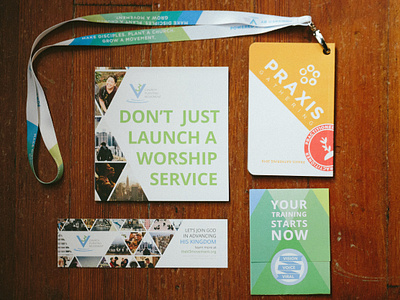 Praxis Gathering Conference Collateral booklette brochures conference creative direction graphic design lanyard