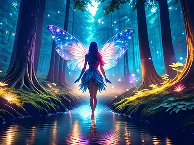 Butterfly Fairy graphic design