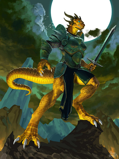 Dragon's Dens | Illustration character fantasy illustration