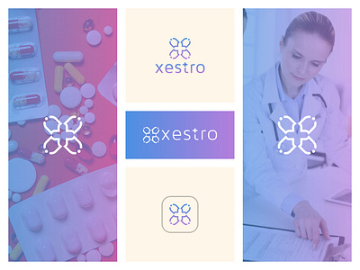 Xestro Pharmacy Logo brand logo branding business logo clinic logo company logo creative logo design doctor logo health logo hospital logo logo logo design medical logo medicine logo pharmacy logo professional logo