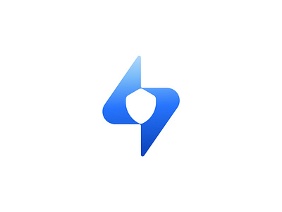 letter s + vpn/ shield logo design bolt branding connection design ecommerce forex vps host hosting letter s logo logo designer network powerful shield trust vpn vps vps right