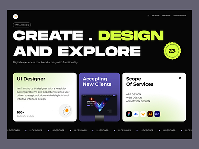 Personal Website Design ui web web design