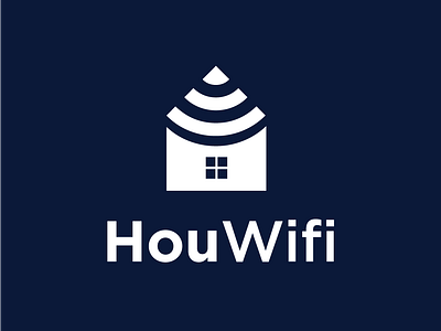 Hou Wifi Logo branding design graphic design home homes hou hou wifi logo logo logo maker logo type logos logotype maker modern simple simple logo tech technology vector wifi