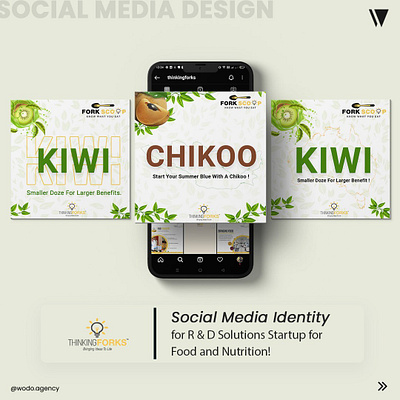 Thinkingforks elevated its social presence by choosing us. branding graphic design product design