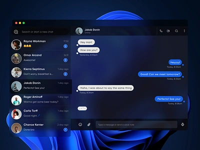 Messaging app branding communication app design glassmorphism graphic design messaging app pwa social app ui ux web app web design