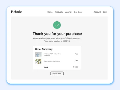Order Summary | Order Success Page order success order success page order summary page