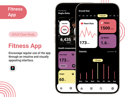 Fitness App design figma ui user design ux