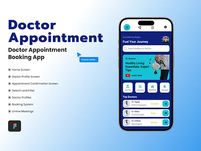 Doctors Appointment App design figma ui user design ux