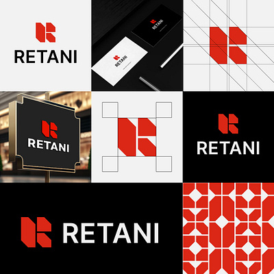 Retani R letter real estate logo design branding building logo home logo logo logo design r letter r letter logo r logo real estate real estate logo