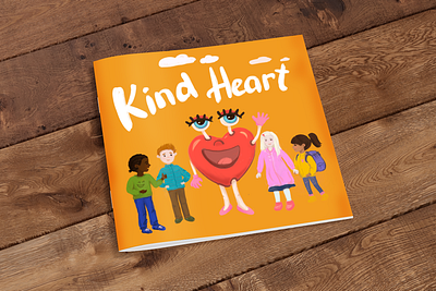 Kind Heart by Cristy Sher big heart book character children book illustration illustration kids kind heart