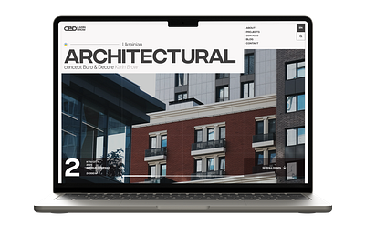 Website for Architectural Büro architecture artdirection minimalism prototype ui ux web webdesin website