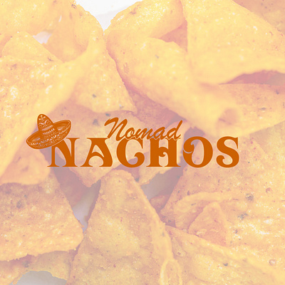 Nomad Nachos branding graphic design logo