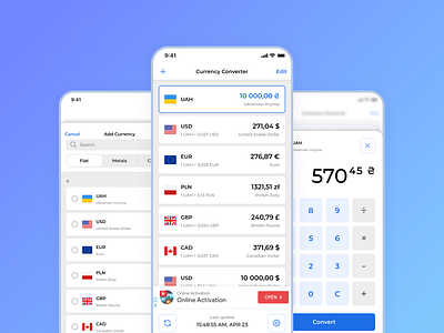 Currency Converter - iOS Mobile App app converter currency design figma finance mobile money ui ux