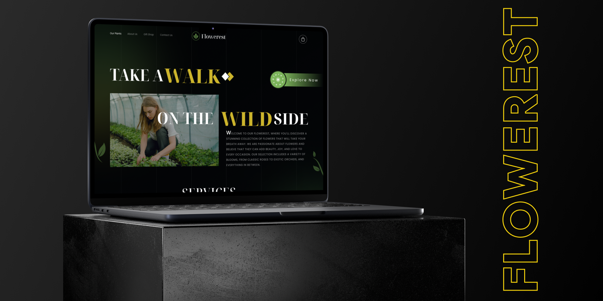 Flowerest Web Design design designer figma design flowerest flowerest web design graphic design ui ui design ui designer uiux uiux design ux ux design ux designer web design