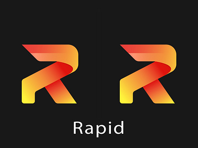 Rapid,R Letter Logo Design 3d animation artificial branding gfxnahid99 graphic design logo logocollection motion graphics r r letter r letter logo rapid saas science techno technology ui