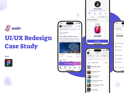 UI/UX Revamp Case Study: Swish case study figma ios latest loyalty program mobile app mobile design product design revamp swish ui design uiux case study user research ux audit web3