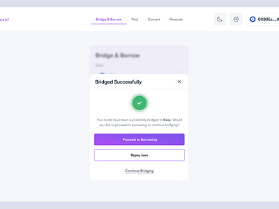 Bridge & Borrow Chain Abstraction Screen 2 blockchain borrow bridge bridge and borrow chain abstraction web3