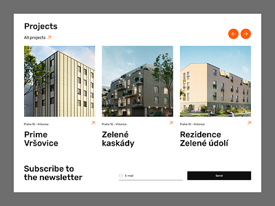 UX/UI Design For GARTAL appartment building home page homepage design main page property real estate ui real estate website realestate site development solar digital ui design user interface ux ui design web design agency web ui web ux website design