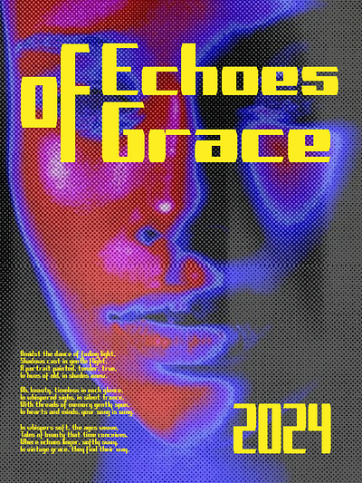 Poster design for "Echoes of Grace" brand brand identity branding design graphic design graphic designer illustration logo poster poster design poster designer poster visual social media poster visual communication visual poster