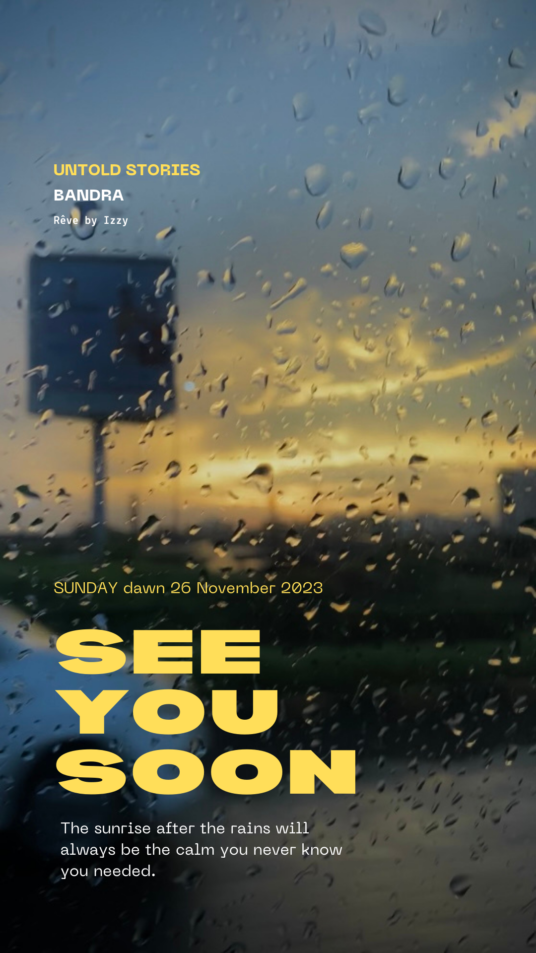 Aesthetic poster graphic design