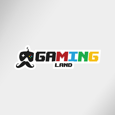 Gaming Land Logo Presentation branding graphic design logo