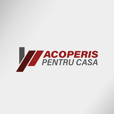 Acoperis pentru casa Logo Presentation branding graphic design logo