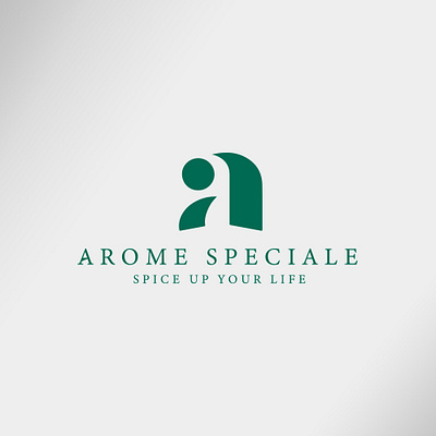 Arome Speciale Logo Presentation branding graphic design logo