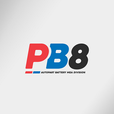 PB8 Logo Presentation branding graphic design logo