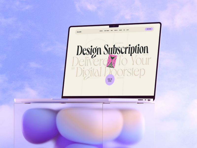 🌟 Explore Our New Website & Design Subscription! agency cancel anytime design design package design subscription graphic design interface landing page lunastudio membership product services subscription ui unlimited design unlimited revisions ux web web design website