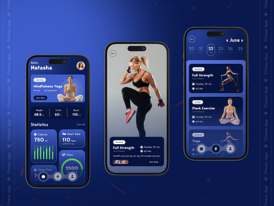 Health Tracker App Design | Fitness App UI 🧘‍♀️ activty apps exercise fitness health health app health care health tracker health tracking healthcare healthy medical mobile sport tracking workout
