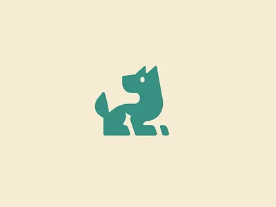 [ SELL ] Hewouf! animation brand branding cat dog logo modern motion graphics negative space pet simple stylish team